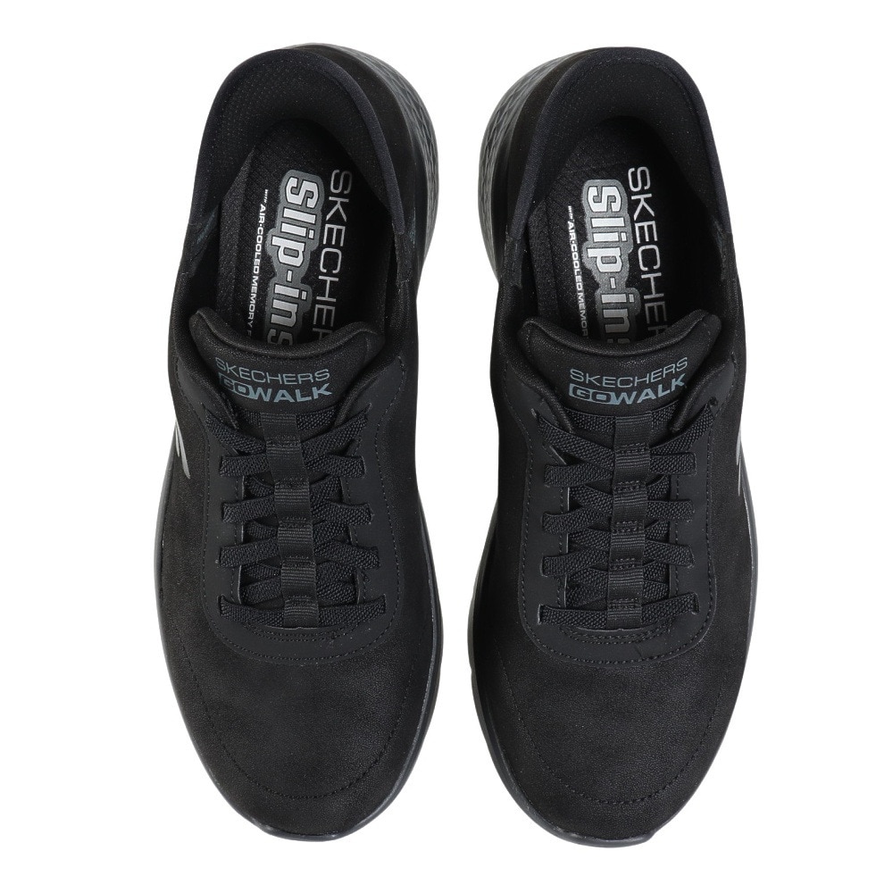 スケッチャーズ（SKECHERS）（メンズ）ウォーキングシューズ スリップインズ ゴーウォーク フレックス SM ブラック 216326-BBK スニーカー ハンズフリー 