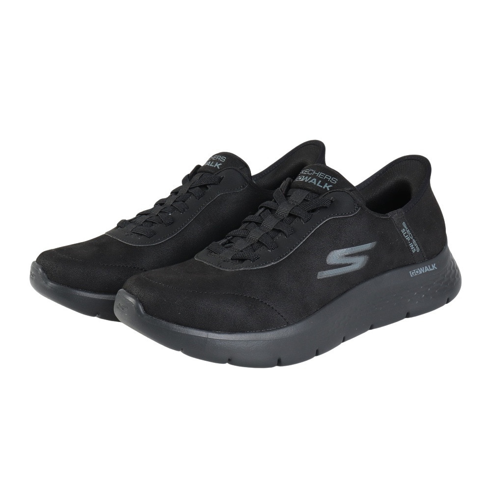 スケッチャーズ（SKECHERS）（メンズ）ウォーキングシューズ スリップインズ ゴーウォーク フレックス SM ブラック 216326-BBK スニーカー ハンズフリー 