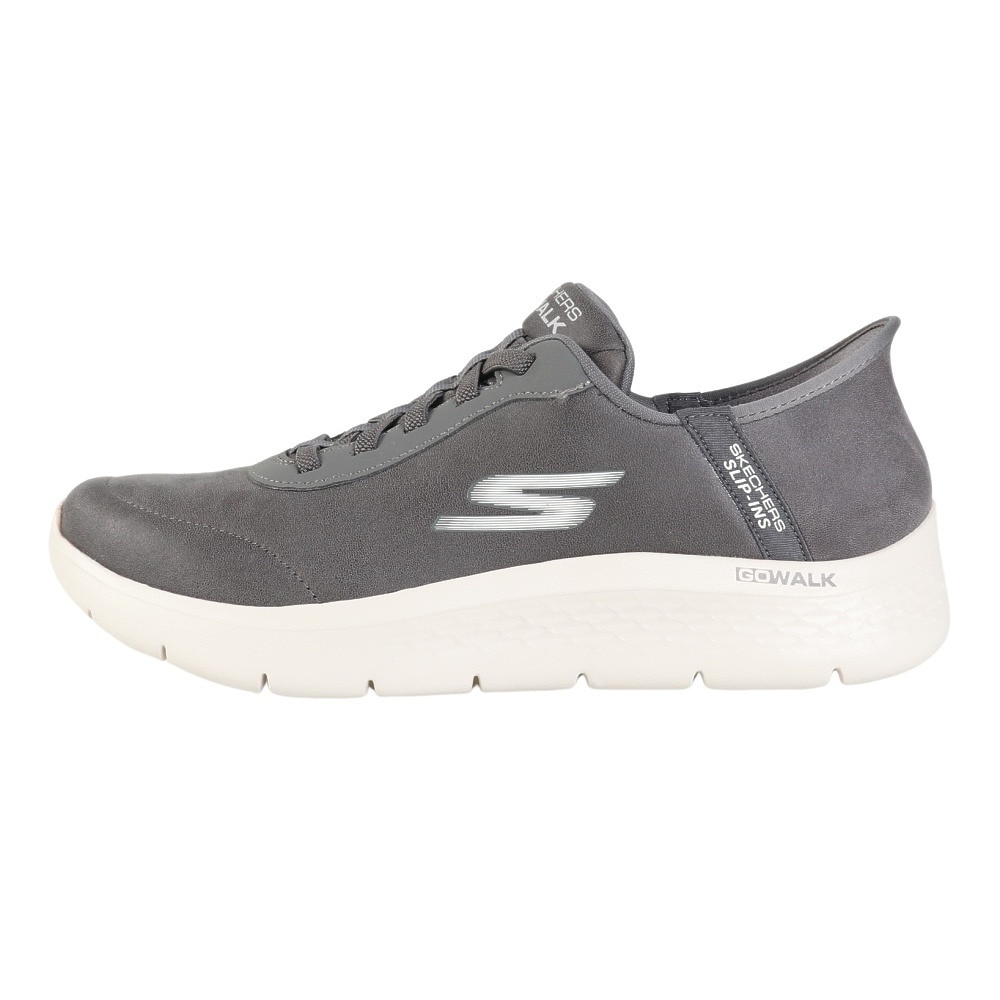 スケッチャーズ（SKECHERS）（メンズ）ウォーキングシューズ スリップインズ ゴーウォーク フレックス SM グレー 216326-GRY スニーカー ハンズフリー