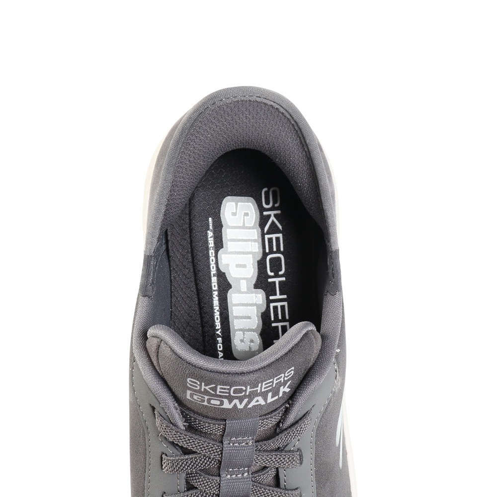 スケッチャーズ（SKECHERS）（メンズ）ウォーキングシューズ スリップインズ ゴーウォーク フレックス SM グレー 216326-GRY スニーカー ハンズフリー