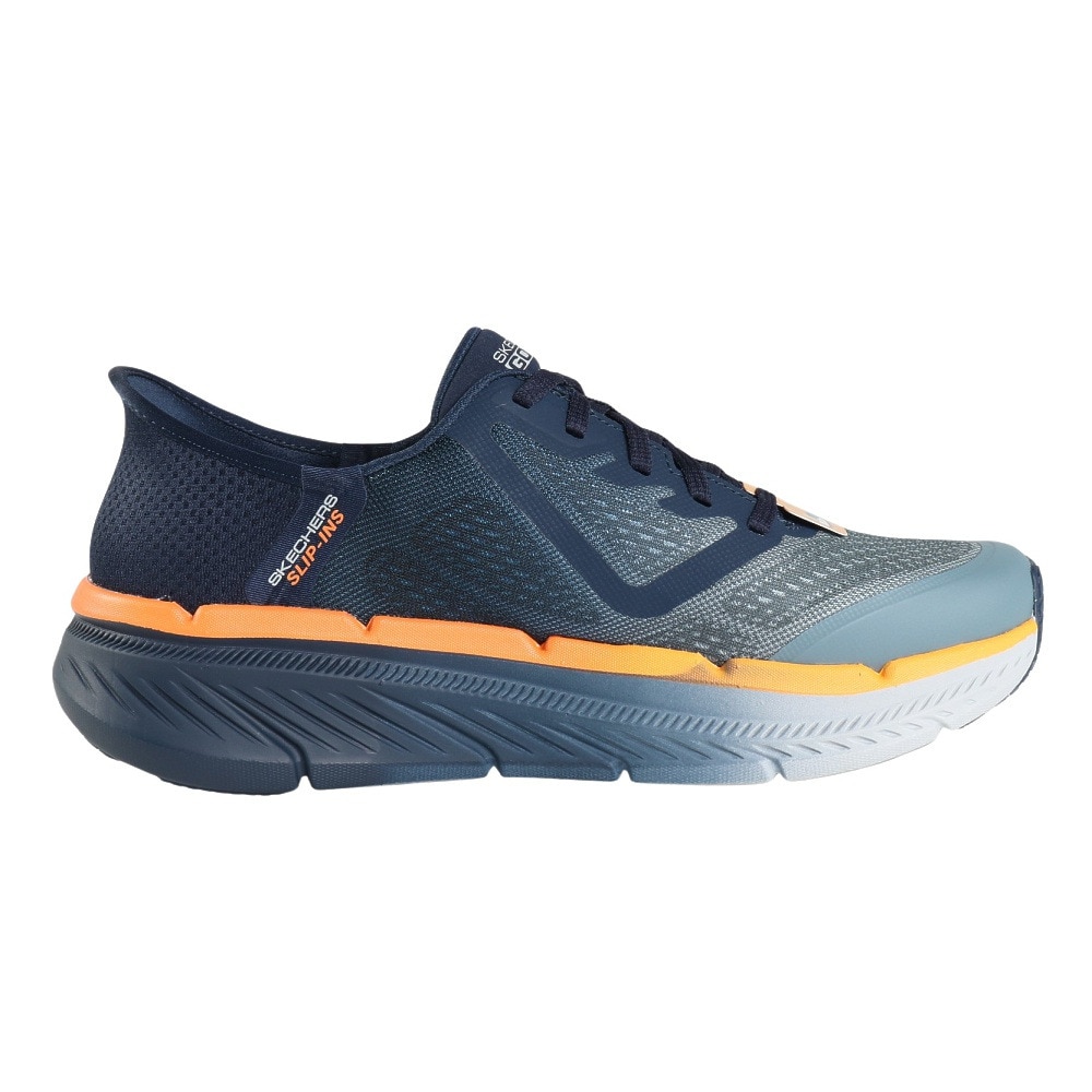 スケッチャーズ（SKECHERS）（メンズ）ウォーキングシューズ スリップインズ マックス クッショニング プレミア 2.0 ネイビー 220526-NVOR スニーカー