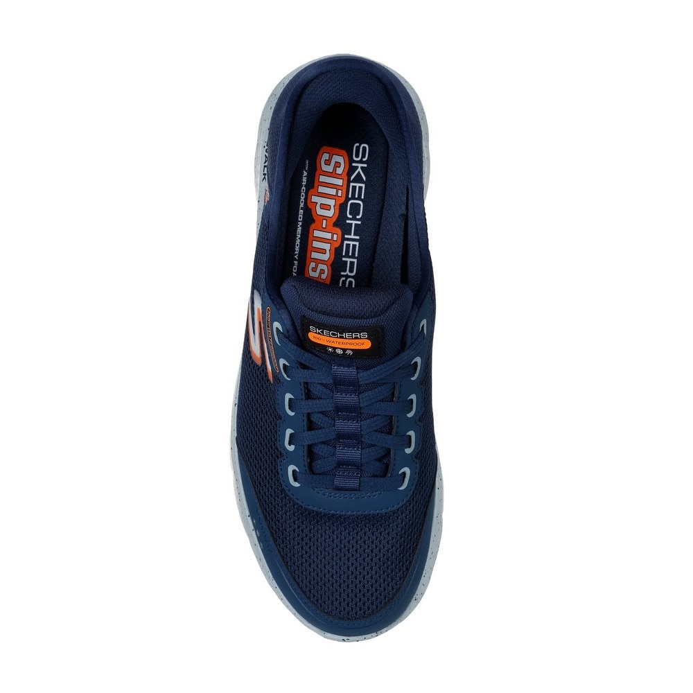 スケッチャーズ（SKECHERS）（メンズ）ウォーキングシューズ SI-GO WALK FLEX-100% WA 216330WW-NVY