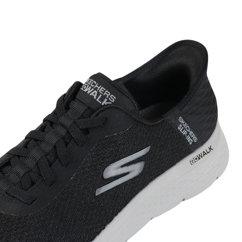 スケッチャーズ（SKECHERS）（メンズ）ウォーキングシューズ スリップインズ ゴーウォークフレックス ブラック 216510-BKGY スニーカー ハンズフリー 通気性