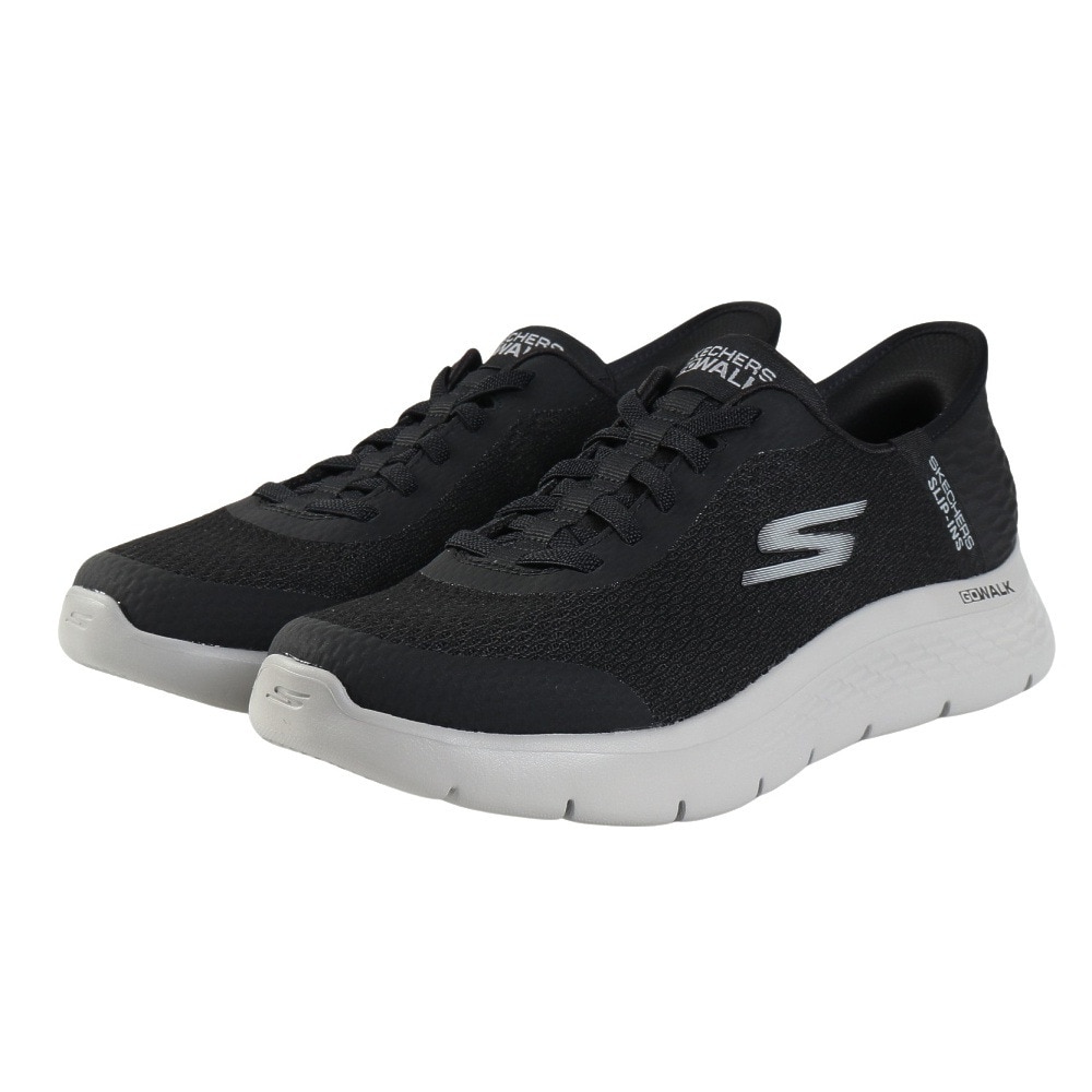 スケッチャーズ（SKECHERS）（メンズ）ウォーキングシューズ スリップインズ ゴーウォークフレックス ブラック 216510-BKGY スニーカー ハンズフリー 通気性