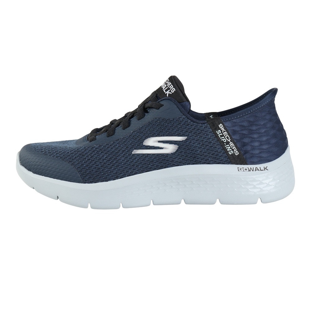 スケッチャーズ（SKECHERS）（メンズ）ウォーキングシューズ スリップインズ ゴーウォークフレックス ネイビー 216510-NVBK スニーカー ハンズフリー 通気性