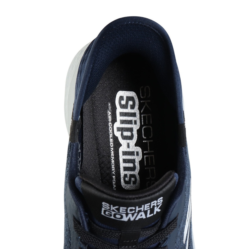 スケッチャーズ（SKECHERS）（メンズ）ウォーキングシューズ スリップインズ ゴーウォークフレックス ネイビー 216510-NVBK スニーカー ハンズフリー 通気性