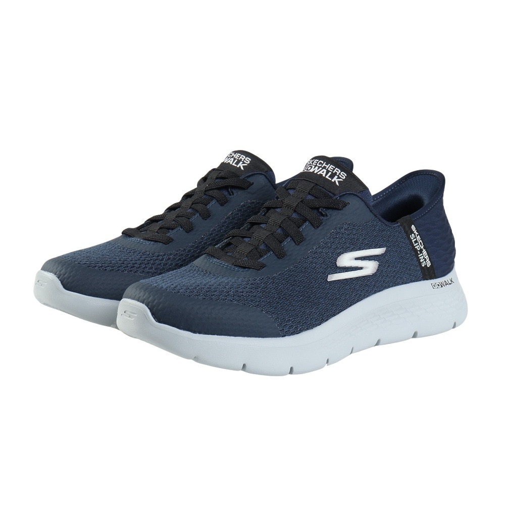 スケッチャーズ（SKECHERS）（メンズ）ウォーキングシューズ スリップインズ ゴーウォークフレックス ネイビー 216510-NVBK スニーカー ハンズフリー 通気性