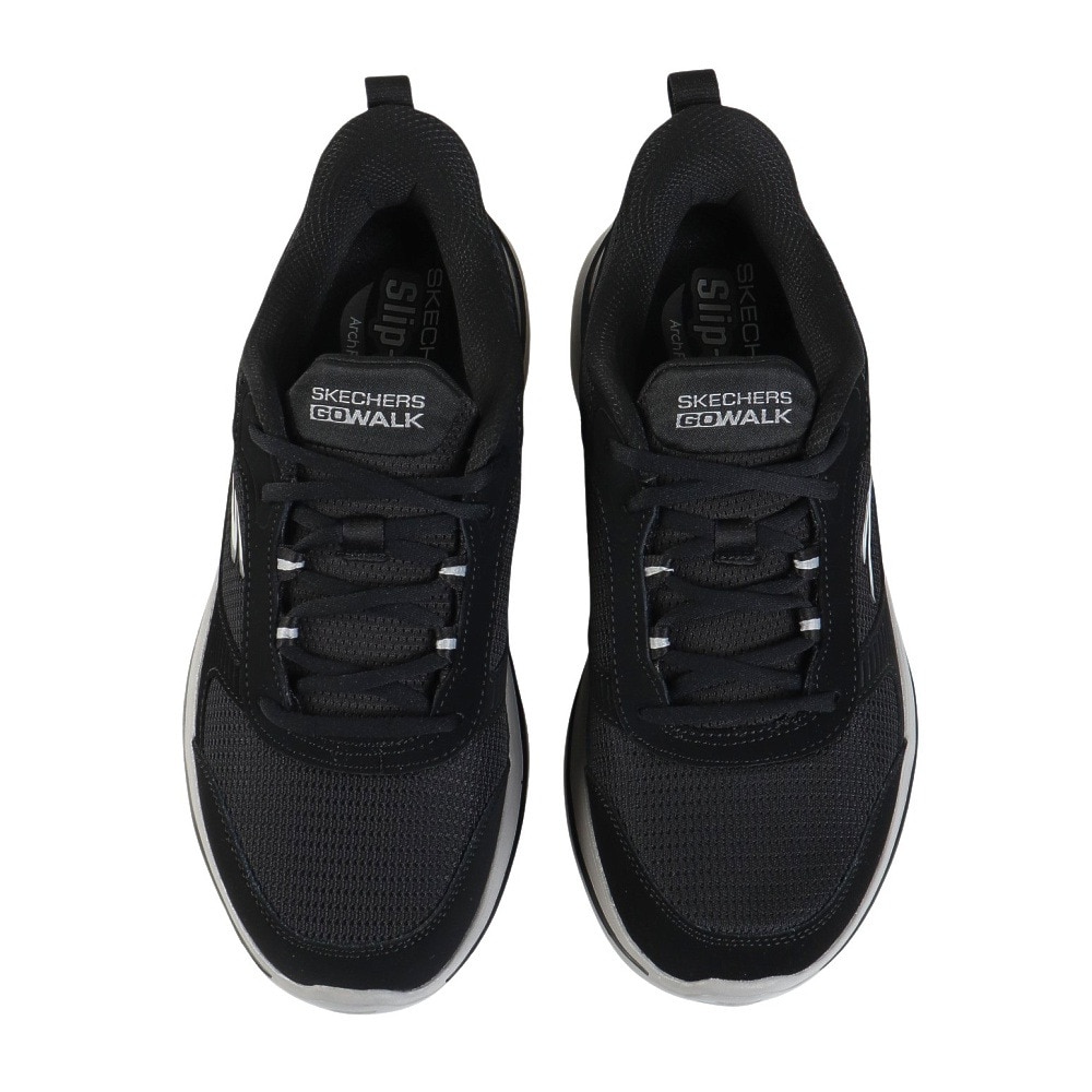スケッチャーズ（SKECHERS）（メンズ）ウォーキングシューズ スリップインズ ゴーウォーク アーチフィット 2.0 ブラック 216650-BKGY スニーカー ハンズフリー