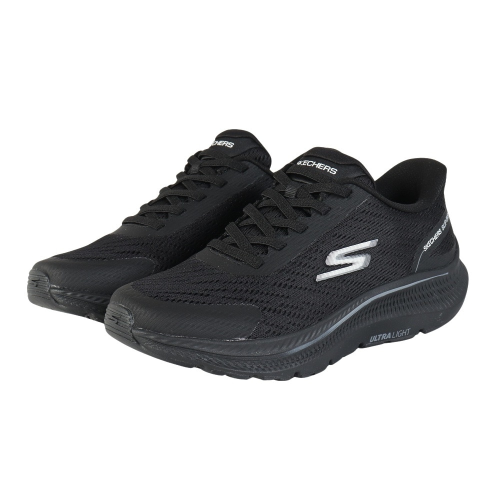 スケッチャーズ（SKECHERS）（メンズ）ウォーキングシューズ スリップインズ ゴーラン コンシステント 2.0 ワールドビュー 220880-BLK