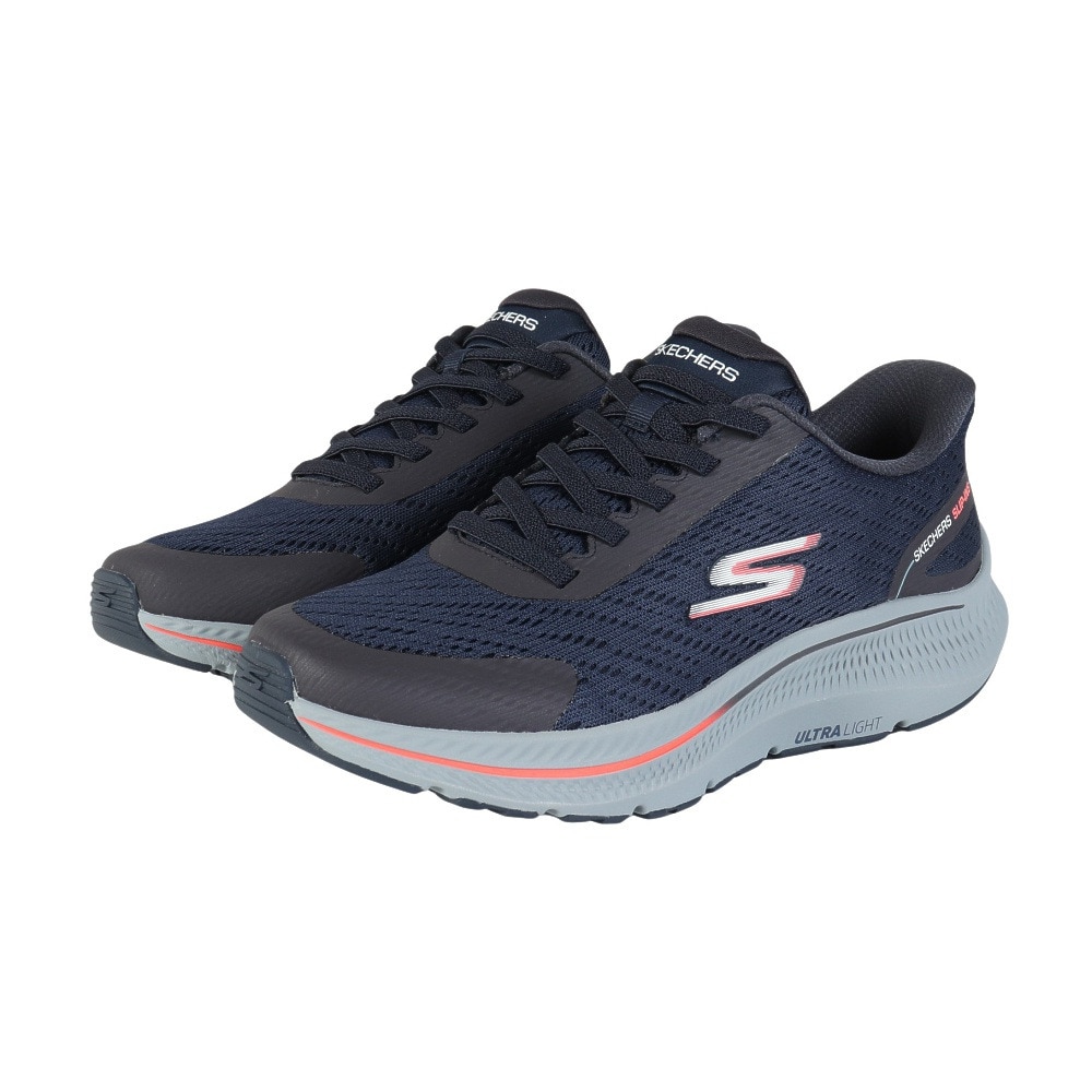 スケッチャーズ（SKECHERS）（メンズ）ウォーキングシューズ スリップインズ ゴーラン コンシステント 2.0 ワールドビュー 220880-NVY