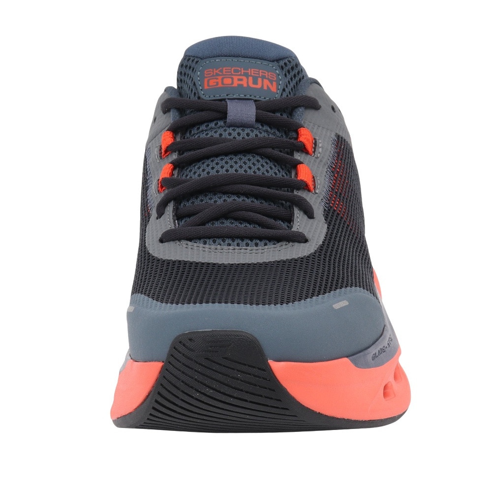 スケッチャーズ（SKECHERS）（メンズ）ウォーキングシューズ マックスクッショニング グライドステップ ネイビー オレンジ 220422-NVOR