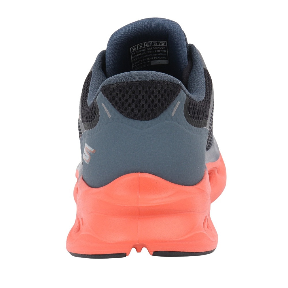 スケッチャーズ（SKECHERS）（メンズ）ウォーキングシューズ マックスクッショニング グライドステップ ネイビー オレンジ 220422-NVOR