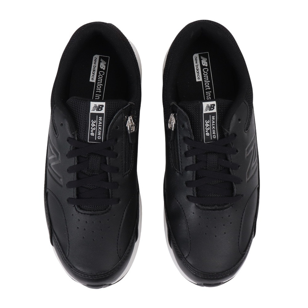 ニューバランス（new balance）（レディース）スニーカー ダイナソフト363v8 ブラック WW363BK82E ウォーキングシューズ ファスナー付き タウン 防汚 散歩