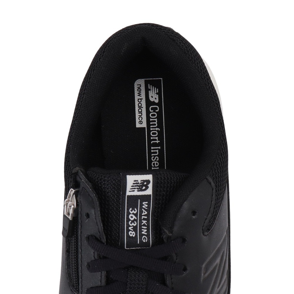 ニューバランス（new balance）（レディース）スニーカー ダイナソフト363v8 ブラック WW363BK82E ウォーキングシューズ ファスナー付き タウン 防汚 散歩