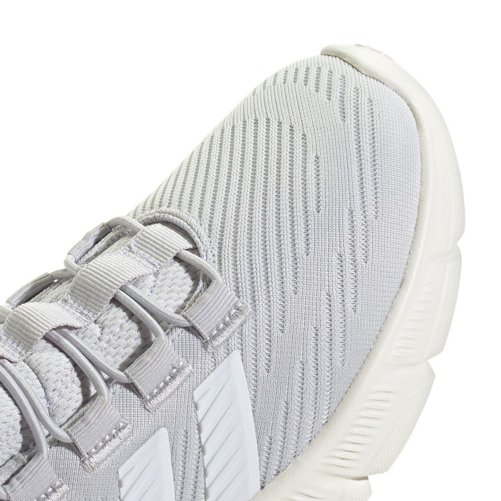 アディダス（adidas）（レディース）スニーカー ウォーキングシューズ クラウドフォーム フレックス ラピッドフィット グレー ホワイト ONE09-HP7003