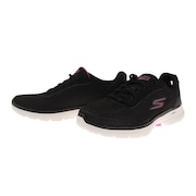 スケッチャーズ(SKECHERS)(レディース)スニーカー ウォーキングシューズ GO WALK 6 ICONIC VISION 124514-BKHP
