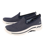スケッチャーズ（SKECHERS）（レディース）スニーカー ウォーキングシューズ GO WALK ARCH FIT SPACE 124855-NVBL