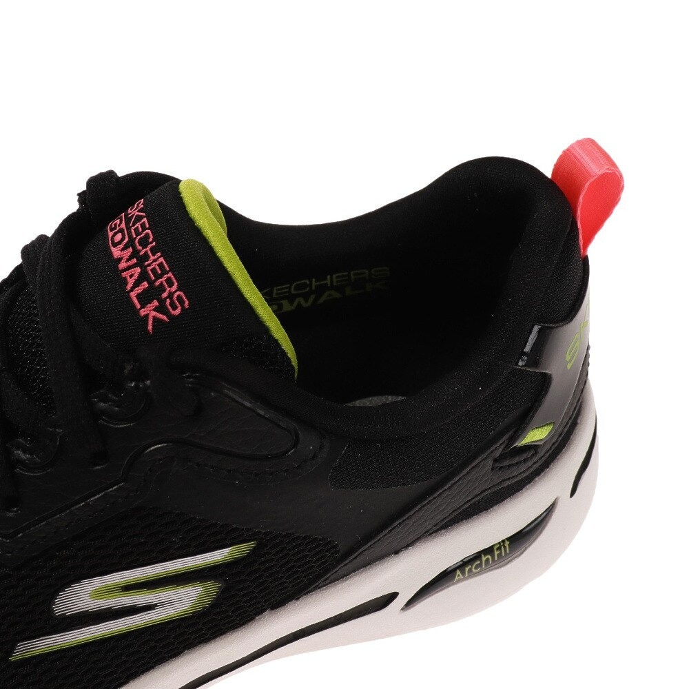 スケッチャーズ（SKECHERS）（レディース）スニーカー ウォーキングシューズ GO WALK ARCH FIT OCEAN 124859-BKMT