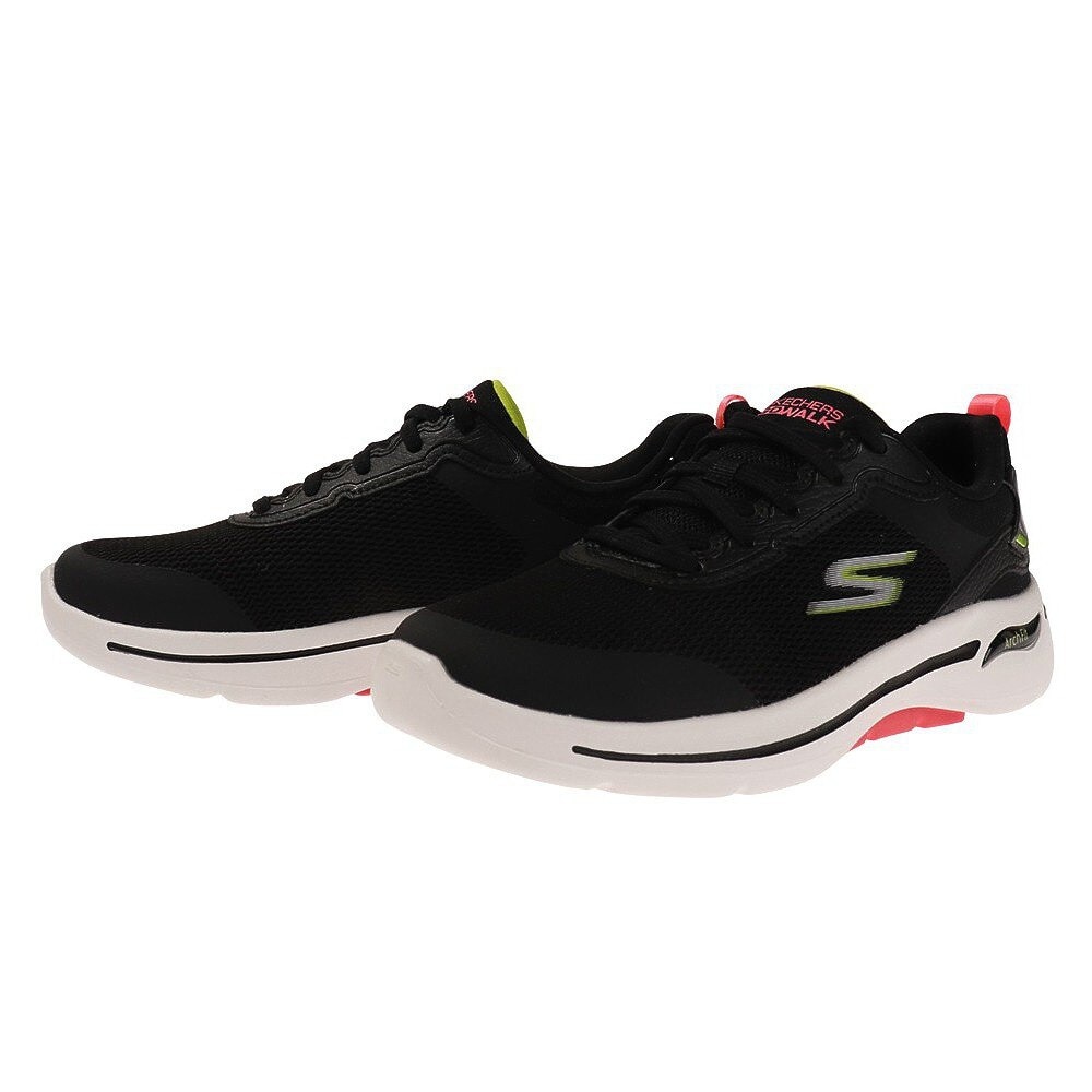 スケッチャーズ（SKECHERS）（レディース）スニーカー ウォーキングシューズ GO WALK ARCH FIT OCEAN 124859-BKMT