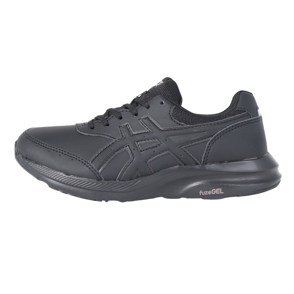 アシックス（ASICS）（レディース）GEL-FUNWALKER W053 ゲル ファンウォーカー ブラック 黒 1292A053.001 スニーカー ウォーキングシューズ ファスナー 軽量