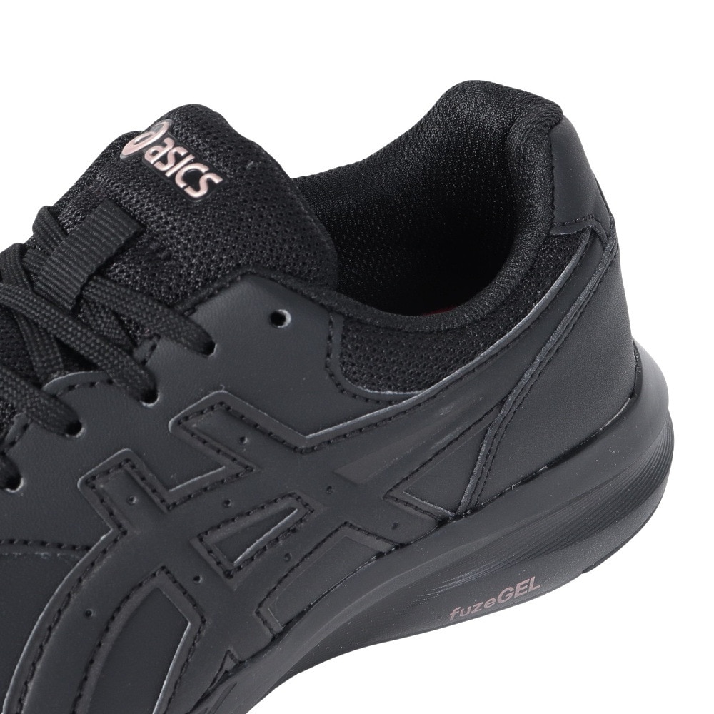 アシックス（ASICS）（レディース）GEL-FUNWALKER W053 ゲル ファンウォーカー ブラック 黒 1292A053.001 スニーカー ウォーキングシューズ ファスナー 軽量