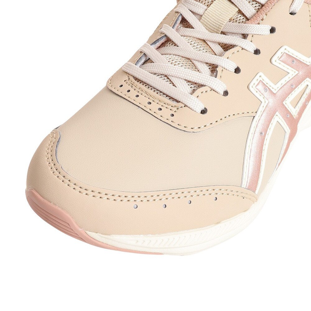 アシックス（ASICS）（レディース）GEL-FUNWALKER W053 ゲル ファンウォーカー ベージュ 1292A053.250 スニーカー ウォーキングシューズ ファスナー 軽量