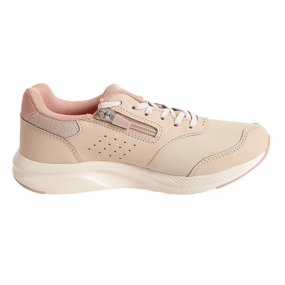 アシックス（ASICS）（レディース）GEL-FUNWALKER W053 ゲル ファンウォーカー ベージュ 1292A053.250 スニーカー ウォーキングシューズ ファスナー 軽量