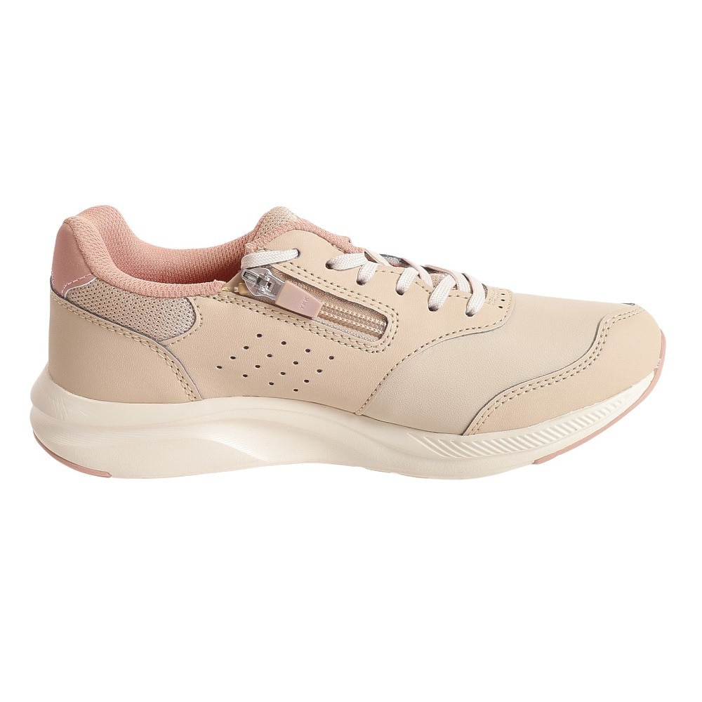 アシックス（ASICS）（レディース）GEL-FUNWALKER W053 ゲル ファンウォーカー ベージュ 1292A053.250 スニーカー ウォーキングシューズ ファスナー 軽量