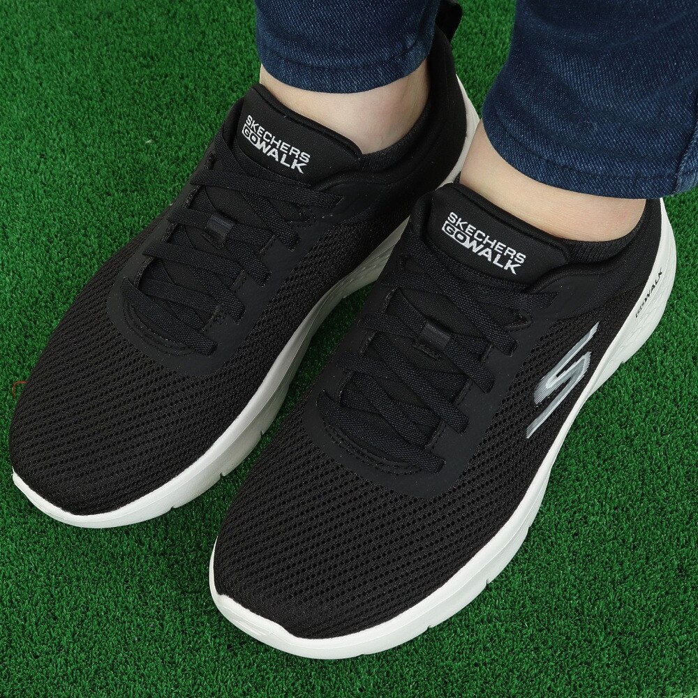 スケッチャーズ（SKECHERS）（レディース）ウォーキングシューズ ゴー ウォーク フレックス アラニ 124952-BKW