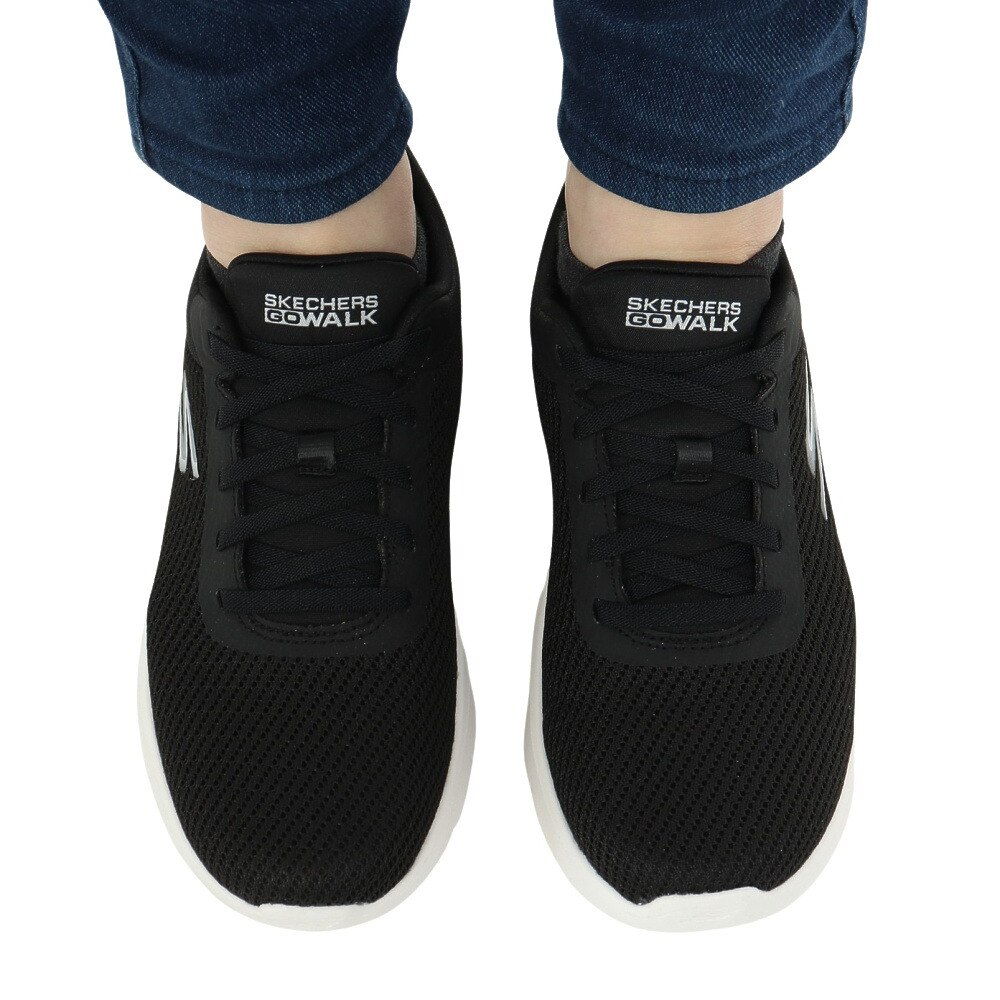 スケッチャーズ（SKECHERS）（レディース）ウォーキングシューズ ゴー ウォーク フレックス アラニ 124952-BKW