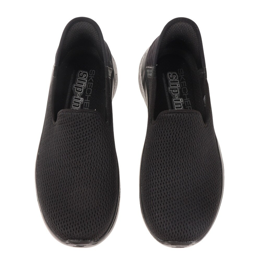 スケッチャーズ（SKECHERS）（レディース）ウォーキングシューズ ゴー ウォーク フレックスレリッシュ ブラック 124963-BBK スニーカー タウン スリップインズ