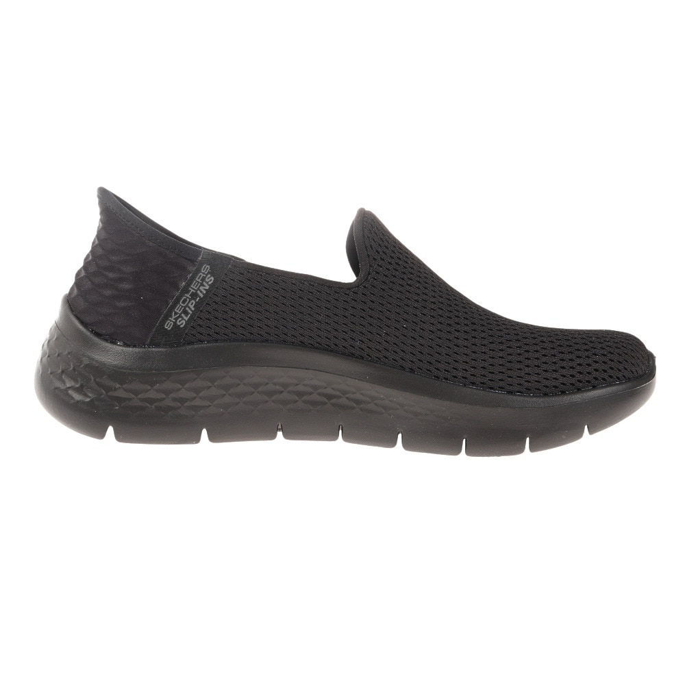 スケッチャーズ（SKECHERS）（レディース）ウォーキングシューズ ゴー ウォーク フレックスレリッシュ ブラック 124963-BBK スニーカー タウン スリップインズ