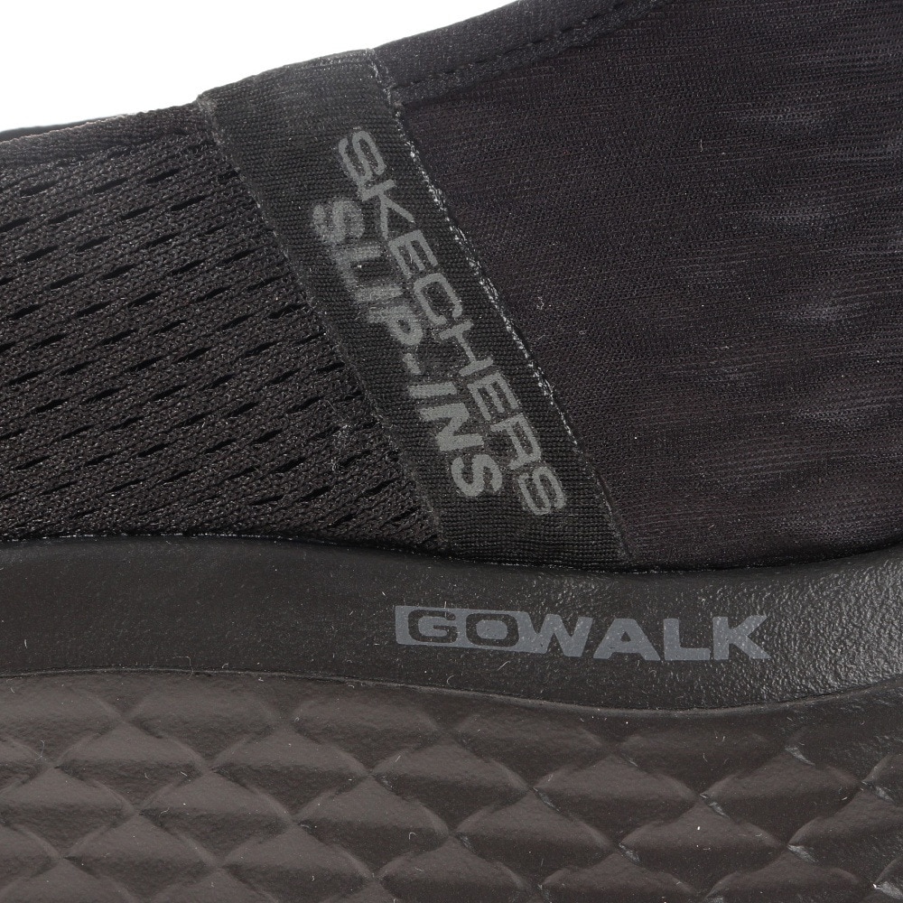 スケッチャーズ（SKECHERS）（レディース）ウォーキングシューズ ゴー ウォーク フレックスレリッシュ ブラック 124963-BBK スニーカー タウン スリップインズ