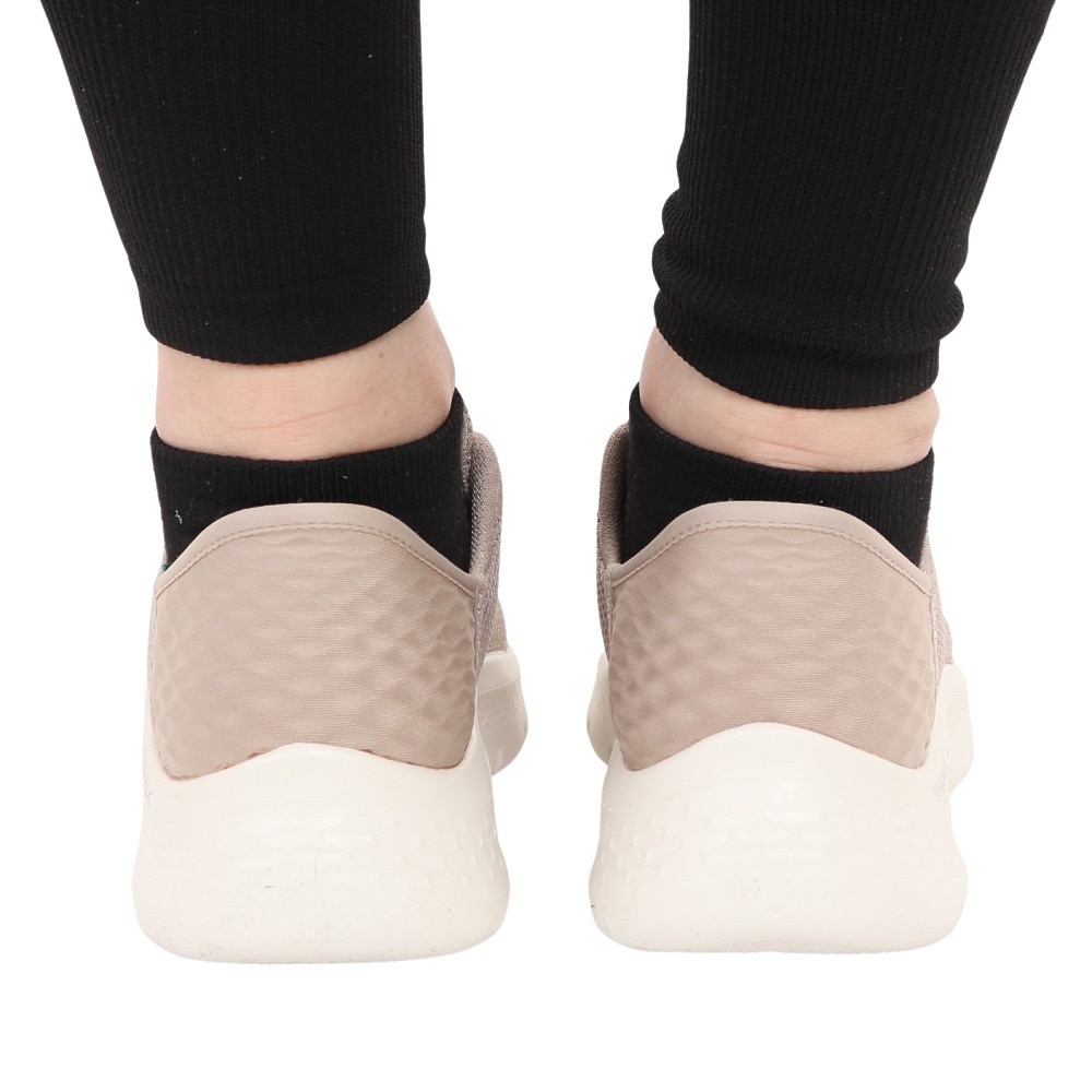 スケッチャーズ（SKECHERS）（レディース）スニーカー ゴー ウォーク フレックス GE スリップインズ ベージュ 124975-TPE 軽量 通気性