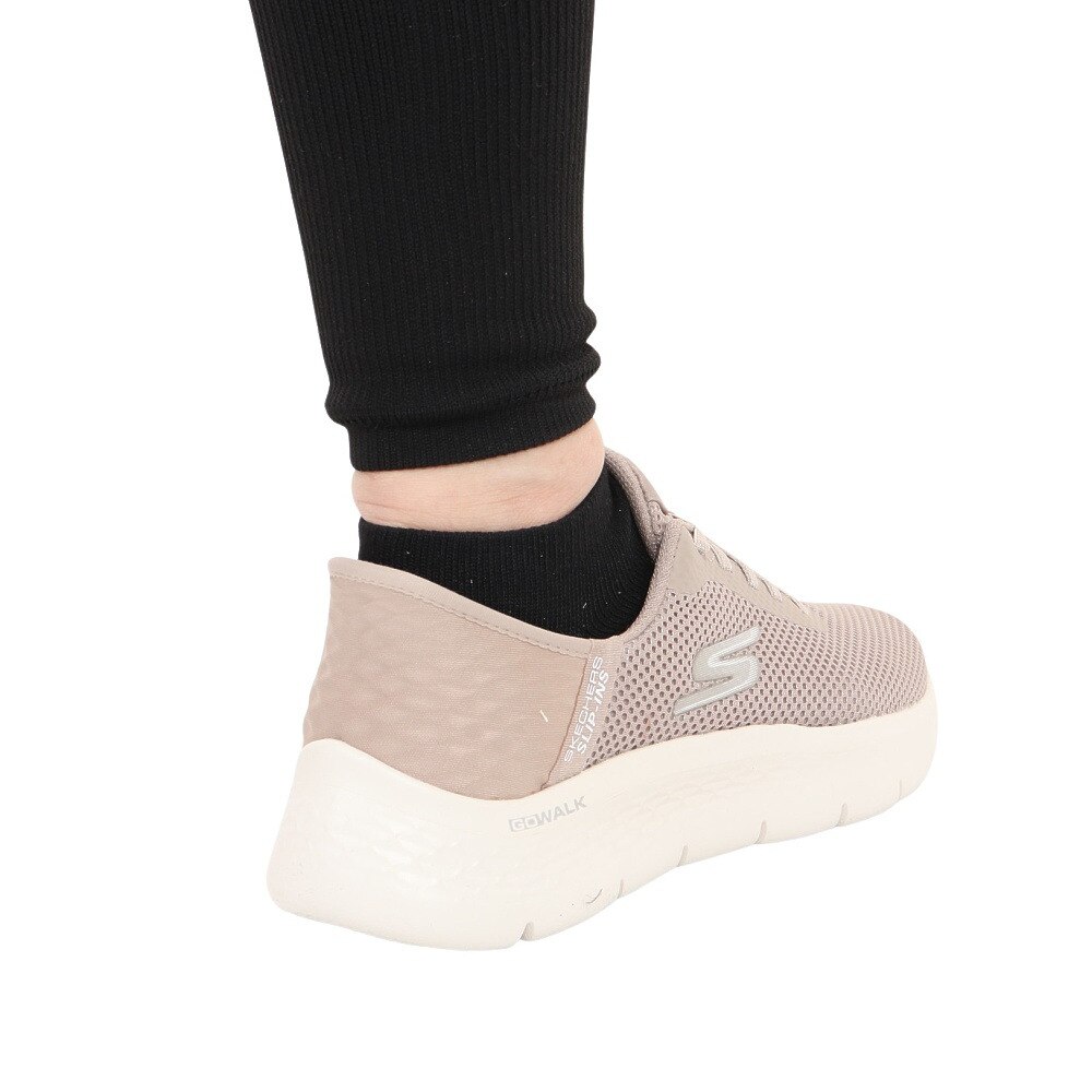 スケッチャーズ（SKECHERS）（レディース）スニーカー ゴー ウォーク フレックス GE スリップインズ ベージュ 124975-TPE 軽量 通気性