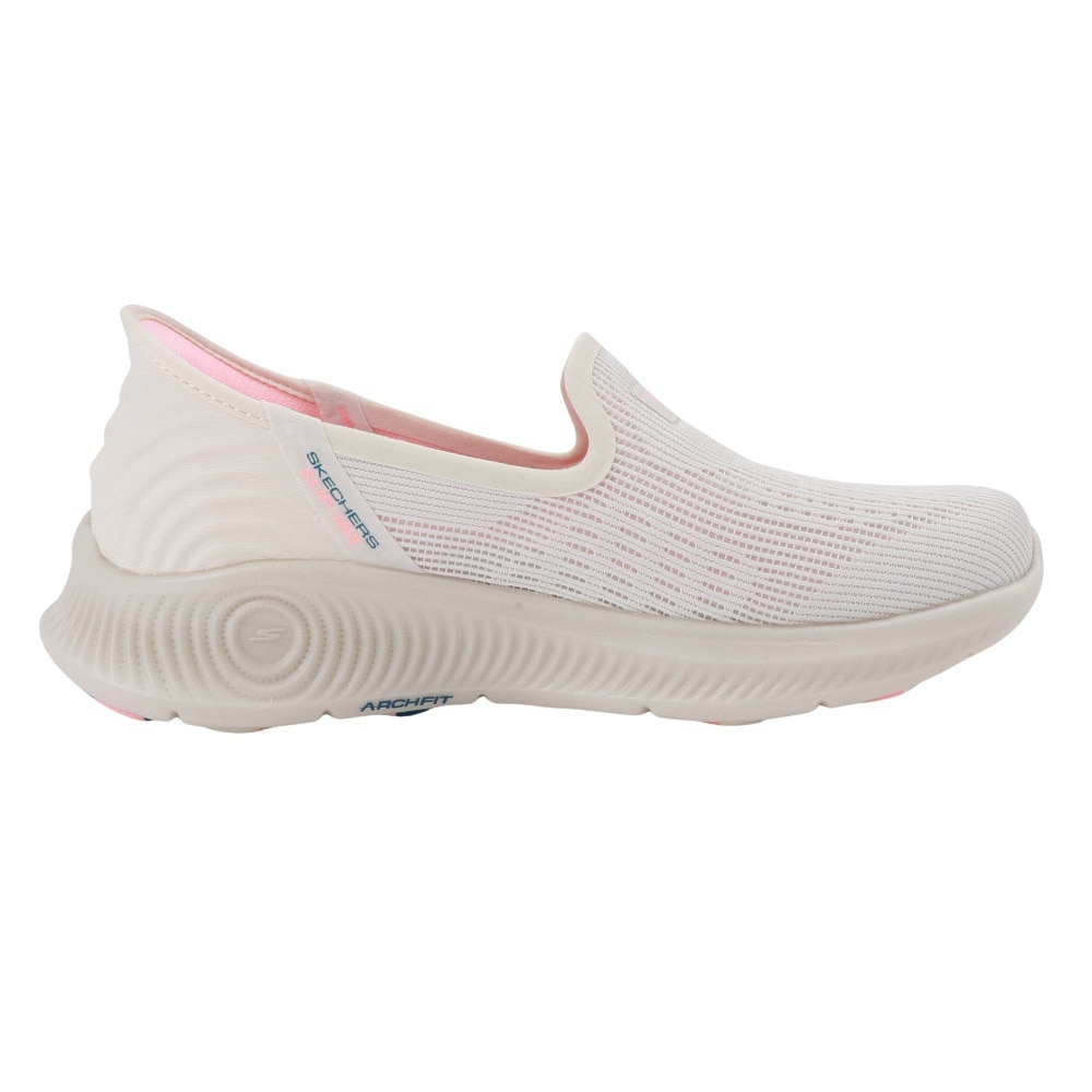 スケッチャーズ（SKECHERS）（レディース）ウォーキングシューズ スリップインズ ゴーウォーク エニーウェア ベージュ 125079-NTPK スニーカー 通気性