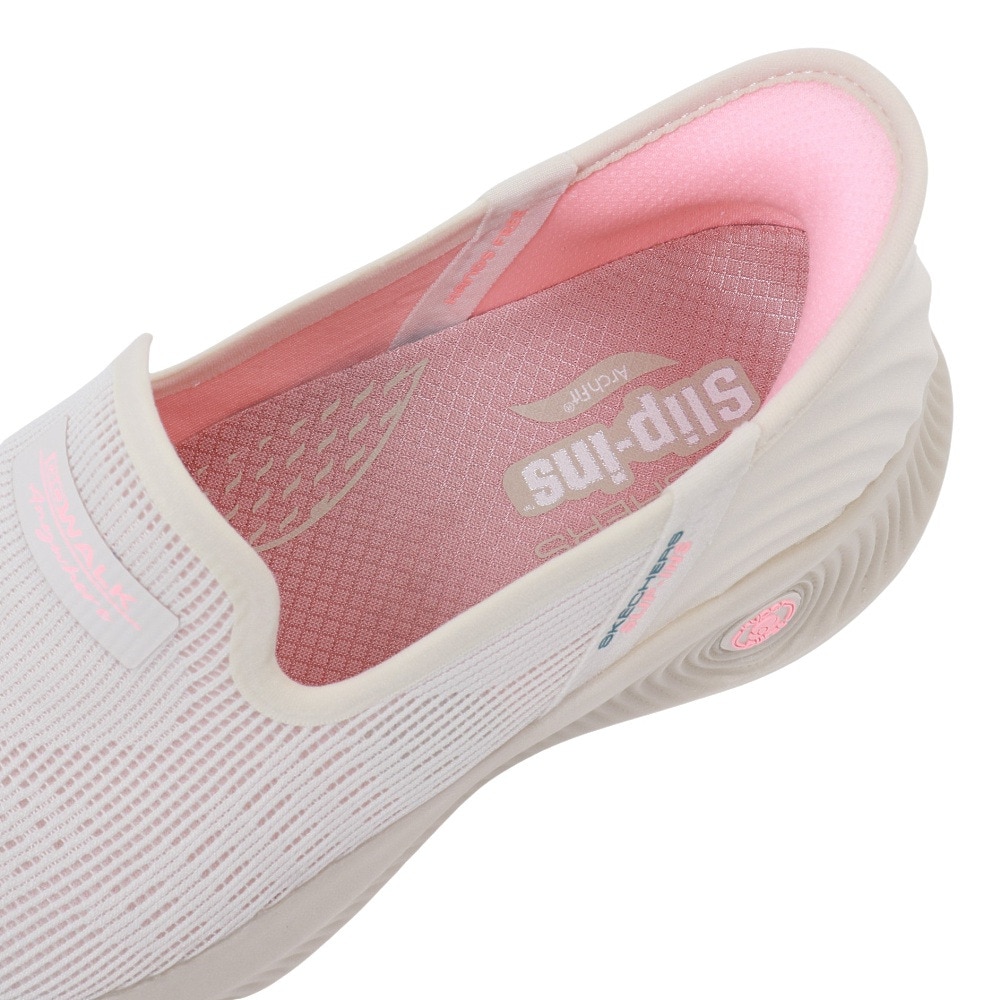 スケッチャーズ（SKECHERS）（レディース）ウォーキングシューズ スリップインズ ゴーウォーク エニーウェア ベージュ 125079-NTPK スニーカー 通気性