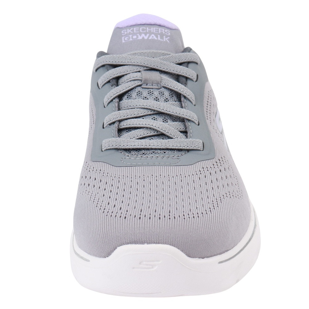 スケッチャーズ（SKECHERS）（レディース）ウォーキングシューズ ゴーウォーク７コズミックウェイヴ グレー 125215-GYLV スニーカー 軽量 通気性 クッション性