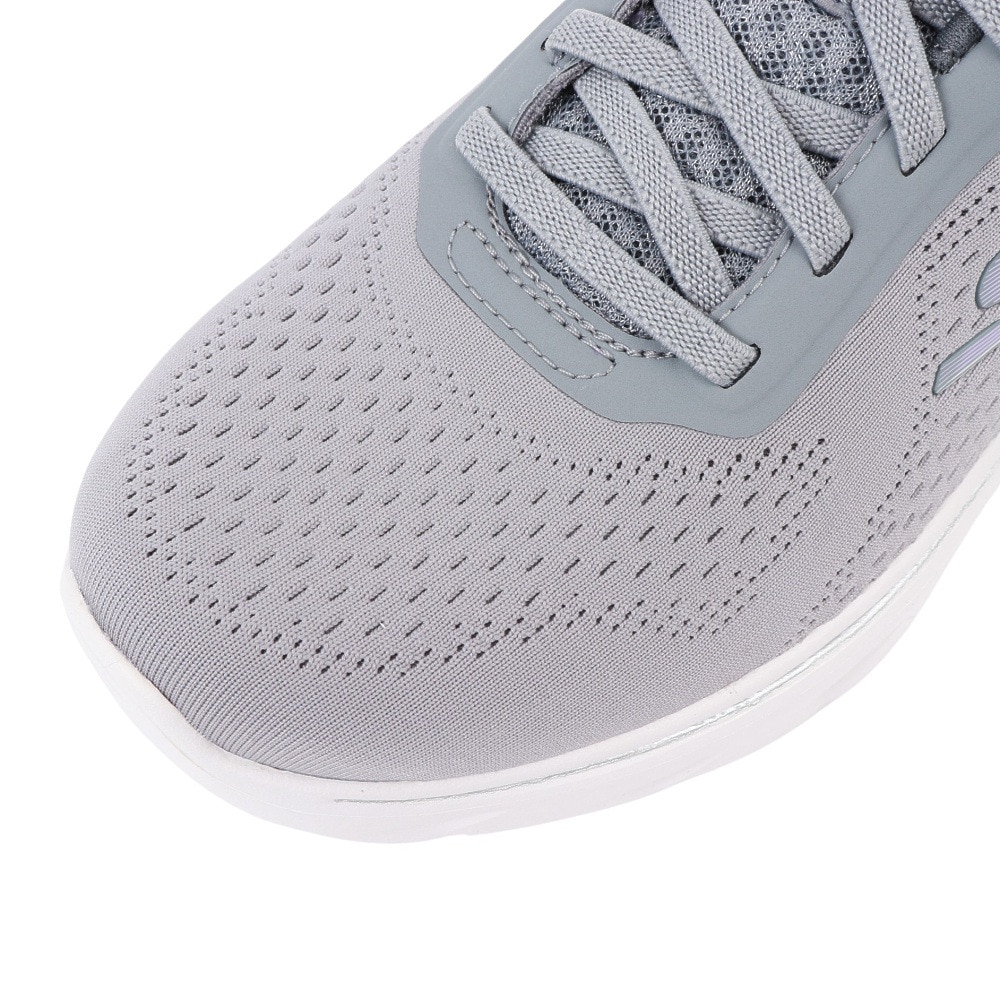 スケッチャーズ（SKECHERS）（レディース）ウォーキングシューズ ゴーウォーク７コズミックウェイヴ グレー 125215-GYLV スニーカー 軽量 通気性 クッション性