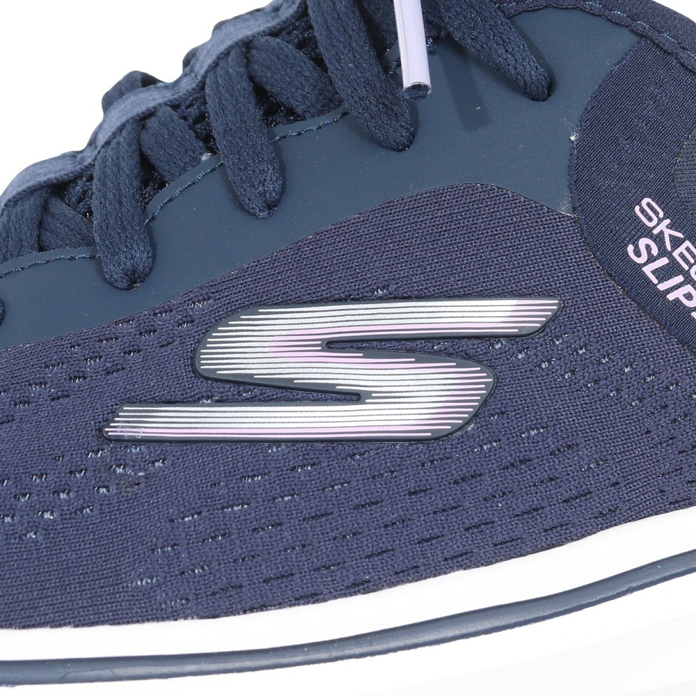 スケッチャーズ（SKECHERS）（レディース）ウォーキングシューズ スリップインズ ゴーウォーク7 バリン ネイビー 125233-NVLV スニーカー ハンズフリー 通気性