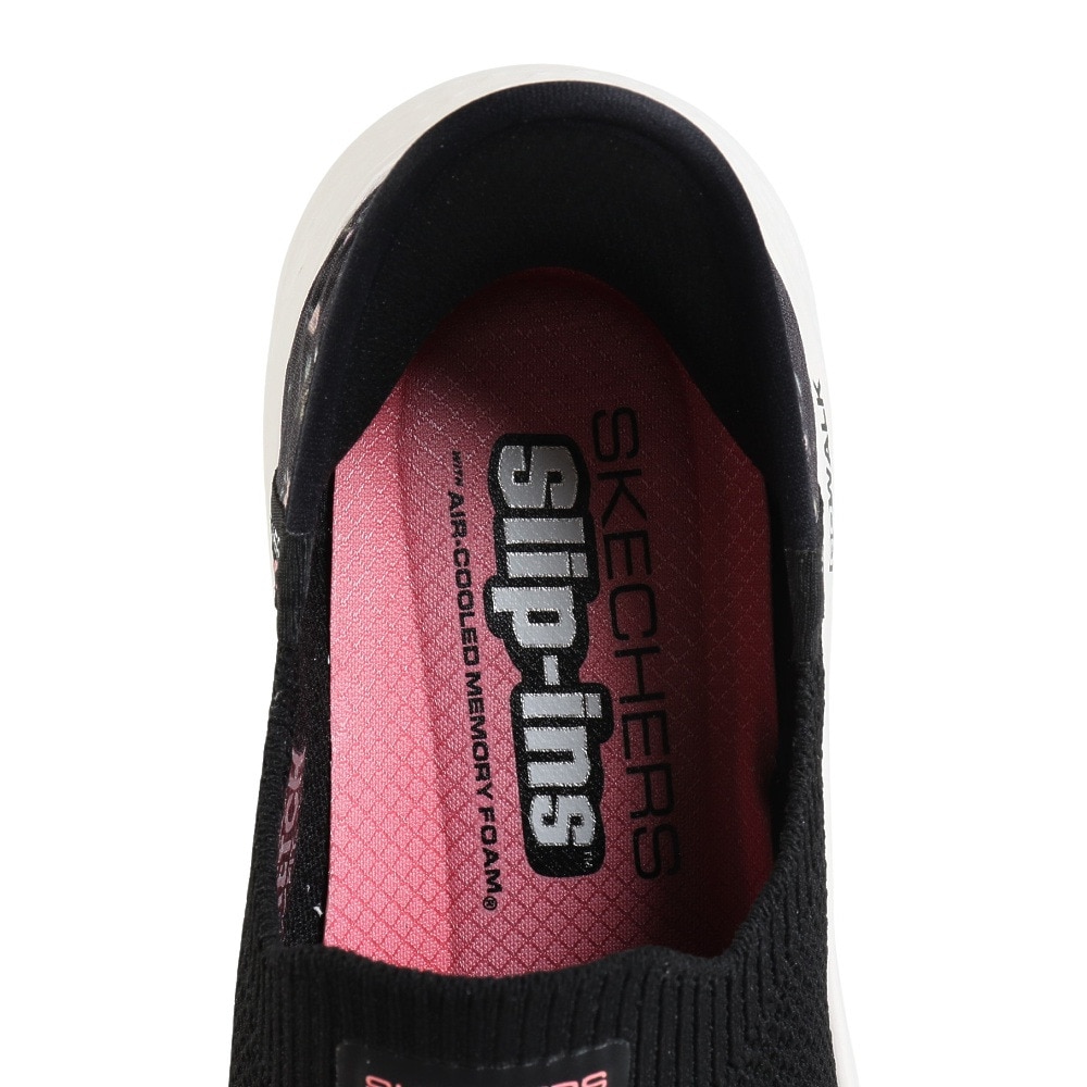スケッチャーズ（SKECHERS）（レディース）ウォーキングシューズ スリップインズ ゴーウォーク フレックス サンセット ローズ 124822-BKPK