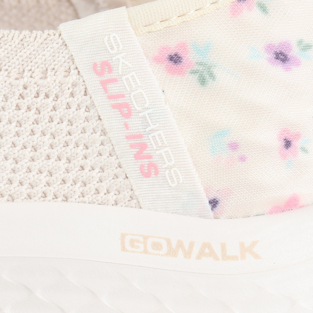 スケッチャーズ（SKECHERS）（レディース）ウォーキングシューズ スリップインズ ゴーウォーク フレックス サンセット ローズ オフホワイト 124822-OWHT 
