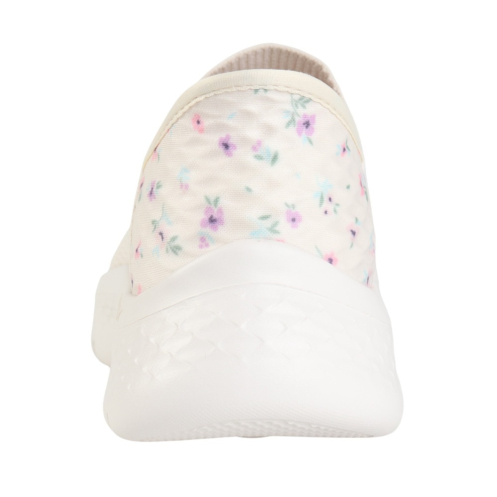 スケッチャーズ（SKECHERS）（レディース）ウォーキングシューズ スリップインズ ゴーウォーク フレックス サンセット ローズ オフホワイト 124822-OWHT 
