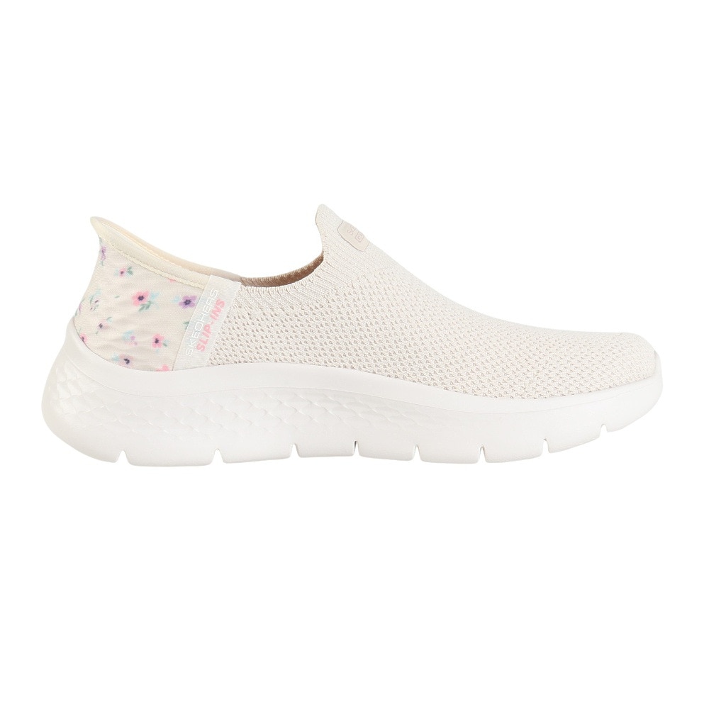 スケッチャーズ（SKECHERS）（レディース）ウォーキングシューズ スリップインズ ゴーウォーク フレックス サンセット ローズ オフホワイト 124822-OWHT 