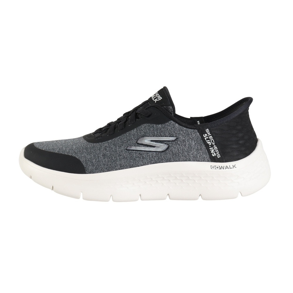 スケッチャーズ（SKECHERS）（レディース）ウォーキングシューズ スリップインズ ゴーウォーク フレックス DCY ブラック 124835W-BKW スニーカー ハンズフリー