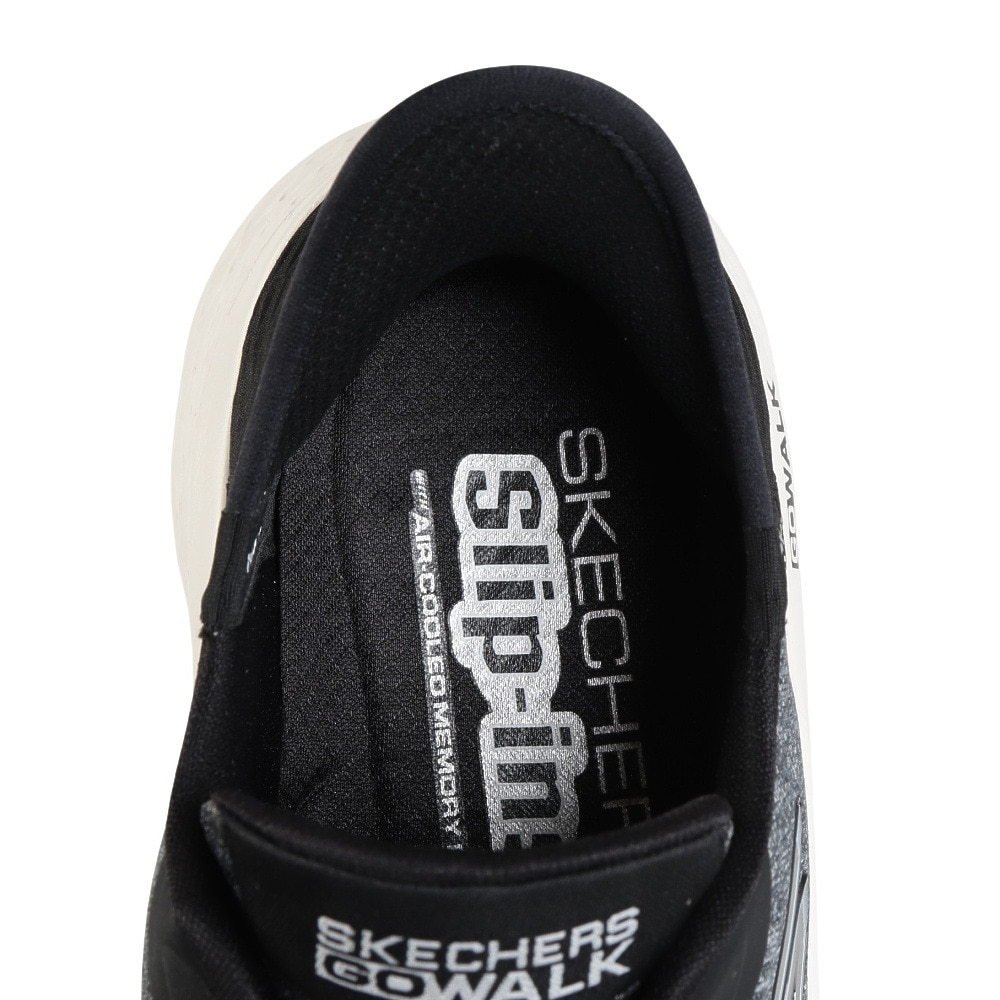 スケッチャーズ（SKECHERS）（レディース）ウォーキングシューズ スリップインズ ゴーウォーク フレックス DCY ブラック 124835W-BKW スニーカー ハンズフリー