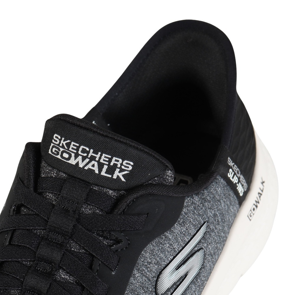 スケッチャーズ（SKECHERS）（レディース）ウォーキングシューズ スリップインズ ゴーウォーク フレックス DCY ブラック 124835W-BKW スニーカー ハンズフリー
