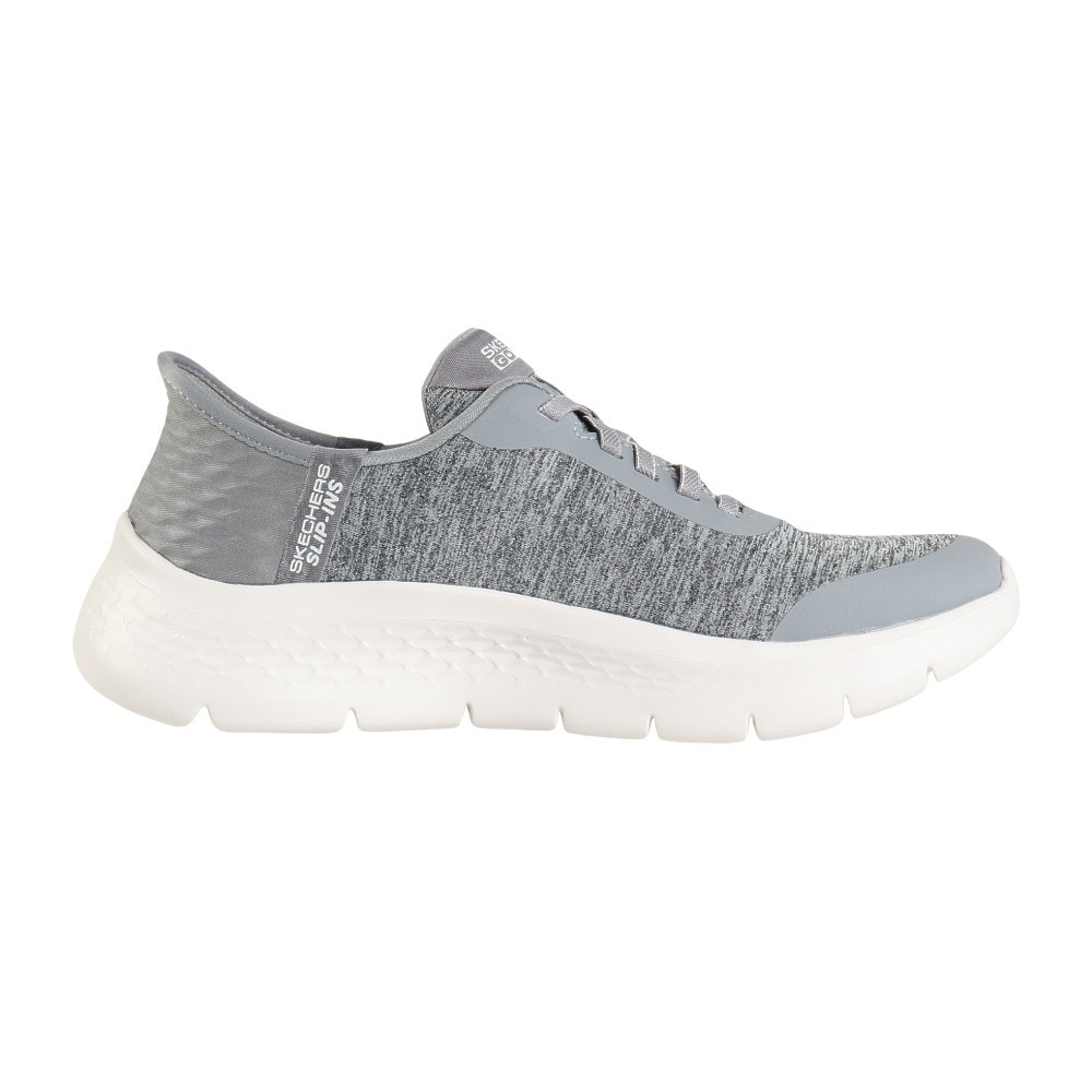 スケッチャーズ（SKECHERS）（レディース）ウォーキングシューズ スリップインズ ゴーウォーク フレックス DCY グレー 124835W-GRY スニーカー ハンズフリー