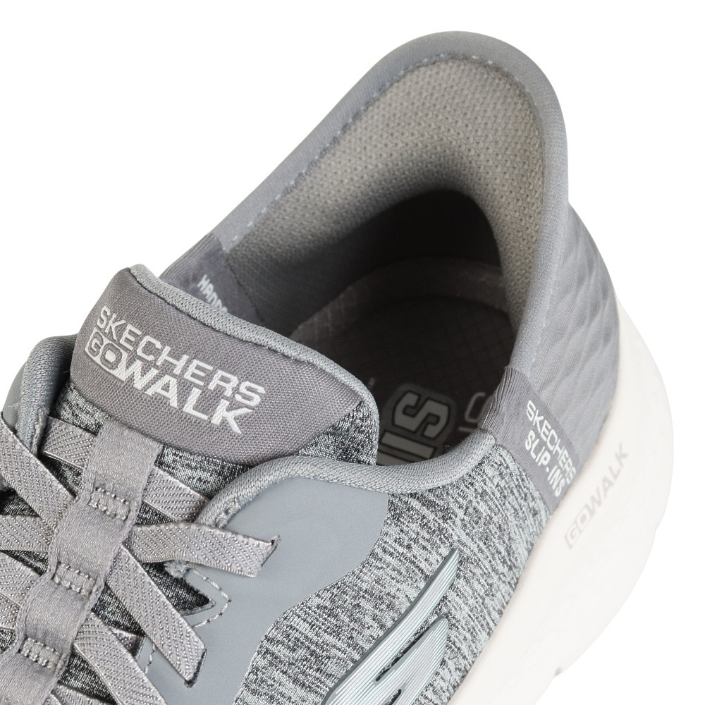 スケッチャーズ（SKECHERS）（レディース）ウォーキングシューズ スリップインズ ゴーウォーク フレックス DCY グレー 124835W-GRY スニーカー ハンズフリー