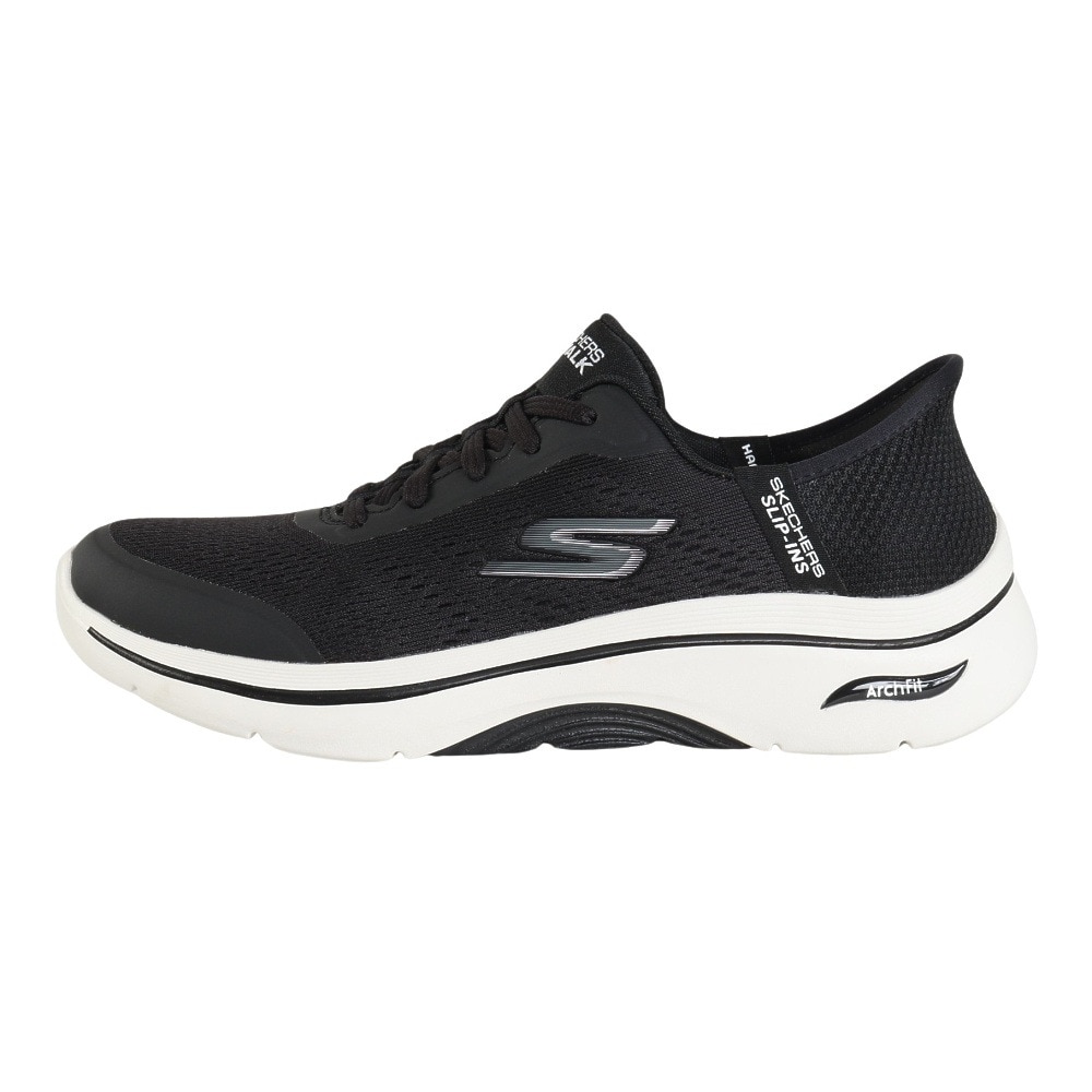 スケッチャーズ（SKECHERS）（レディース）ウォーキングシューズ スリップインズ ゴーウォーク アーチフィット 2.0 ブラック 125319-BKW スニーカー  